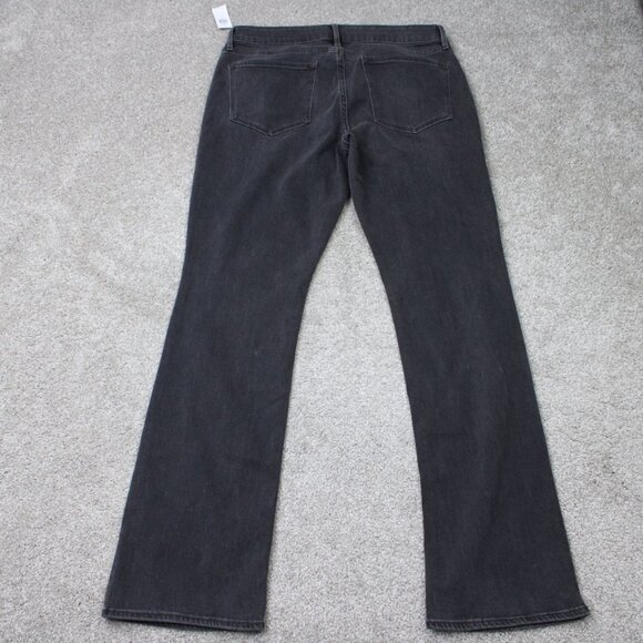 Old Navy Jeans NWT Womens 12 (32x31) Black Mid-Rise WOW Boot-cut Stretch Denim - Picture 7 of 13